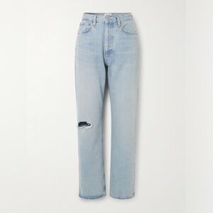 🩵Agolde Kelly distressed high rise jeans. Size 24.
